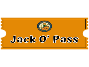 JACK O' PASS: Friday-Sunday